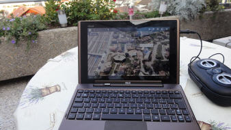 ASUS tablet PC mit Tastatur